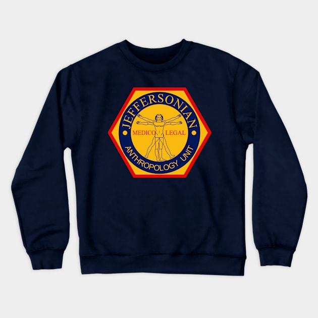 Jeffersonian Badge Crewneck Sweatshirt by BradyRain